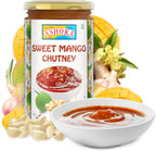 Ashoka Sweet Mango Chutney | Made with Real Mangoes, Sugarcane Vinegar & Ginger Powder | Vegan | Kosher | Authentic Indian Recipe Since 1932 | 250 Grams