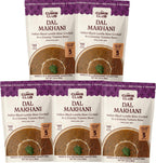 The Cumin Club Dal Makhani (Black Lentils) - Ready to Eat Indian Food, Instant Meal Curry Packet - Quick, Easy Cooking for Irresistibly Flavorful and Healthy Vegetarian Meals - Authentic Taste Pack of 5