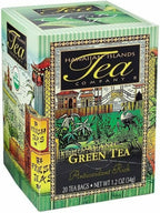 Hawaiian Islands Tea Company Organic Green Tea, All Natural - 20 Teabags (1 Box)