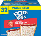 Pop-Tarts Toaster Pastries, Breakfast Foods, Kids Snacks, Frosted Strawberry (32 Pop-Tarts)