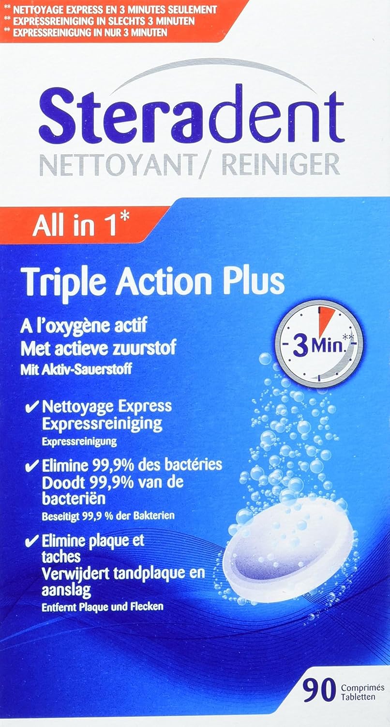 Steradent Triple Action Plus Economic Pack