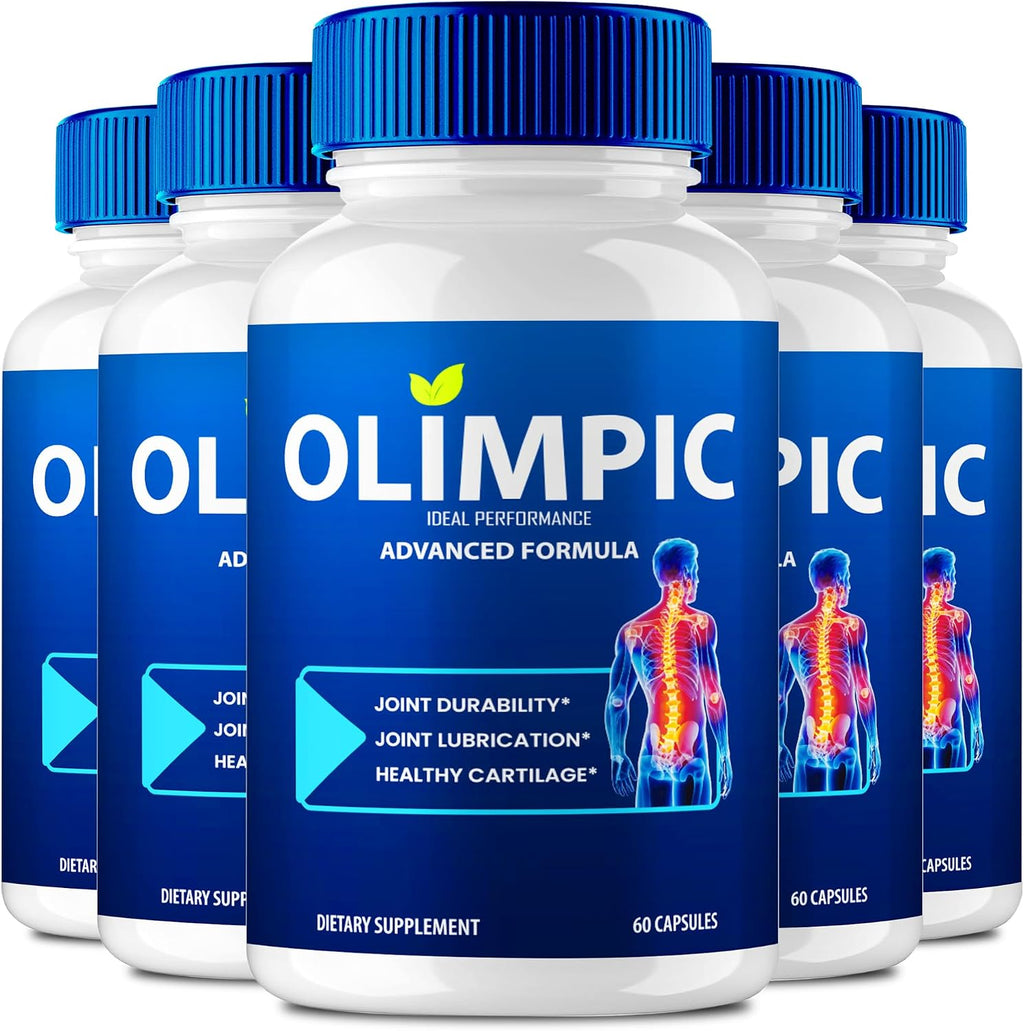 Olimpic Capsules, Advanced Joint Support Supplement Pills for Mobility and Comfort - Maximum Strength, Official Olim Pic Joint Support All Natural Formula, Premium Olim-Pic Reviews (5 Pack)
