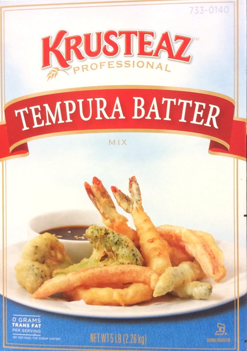 5 Pound Krusteaz Tempura Batter Mix Just Add Water No MSG Added Zero Grams Trans Fat Restaurant Quality