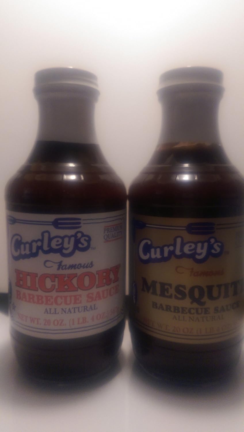 Curley's Famous Mesquite Barbecue Sauce - All Natural - 20 oz