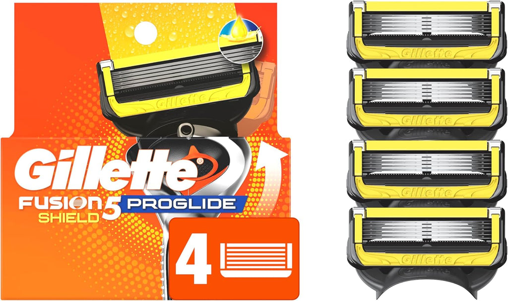 Gillette ProGlide Shield Razor Refills for Men, 4 Blade Refills