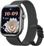 Smart Watches for Women Men, 1.83" HD Smart Watch for Android iPhone with Calls/Messages/Notifications, Sleep/Heart Rate/SpO2/Blood Pressure Monitor, 110+ Sports Modes Fitness Watch, 1000mAh Battery