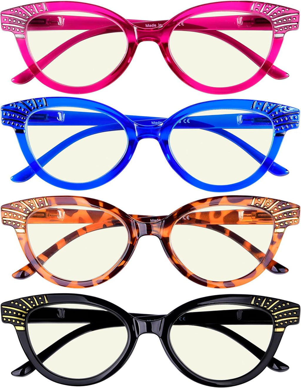 Eyekepper 5-pack Cat Eye Reading Glasses Women Readers
