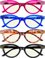 Eyekepper 5-pack Cat Eye Reading Glasses Women Readers