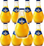 Orangina Sparkling Citrus Beverage with Pulp, 8.5 Fl Oz Glass Bottle (16 Bottles)
