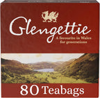Glengettie Foil Tea Bags (80 Count Box, 250g)