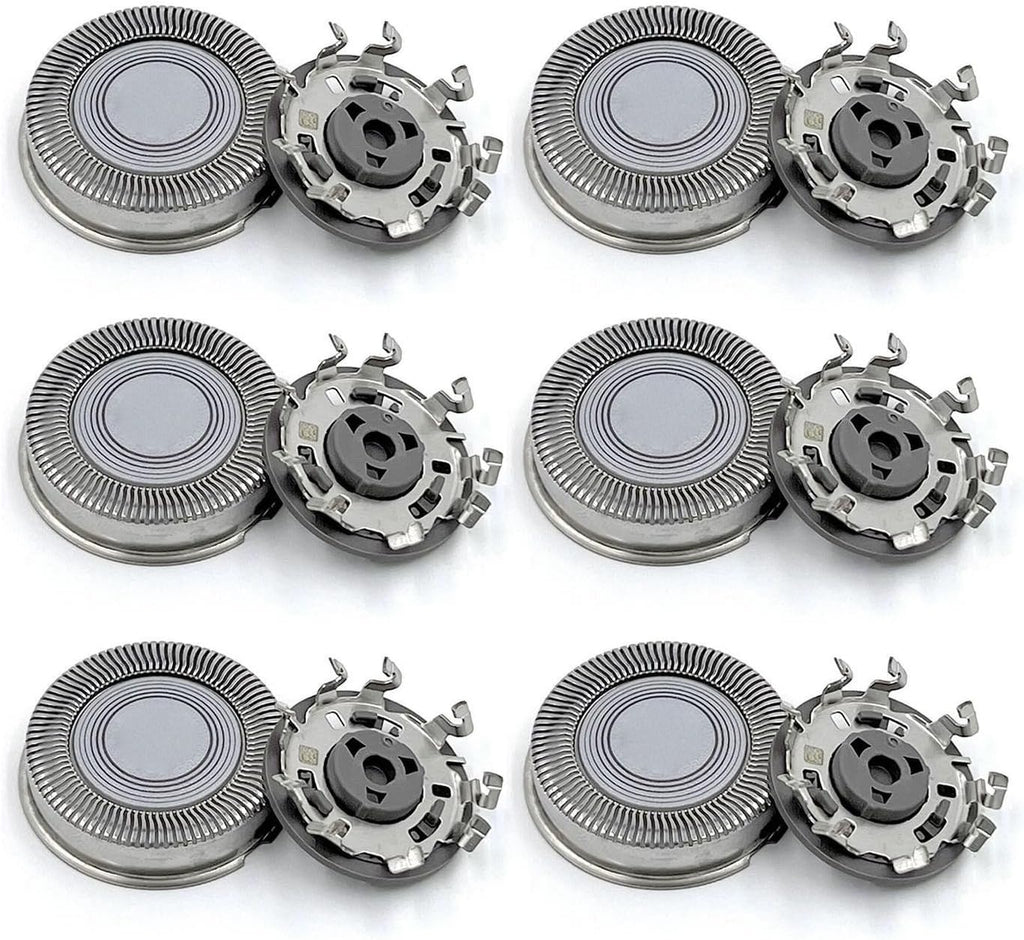 SH30 Replacement Heads for Philips Norelco Shaver Series 3000, 2000, 1000 (6 PACK)