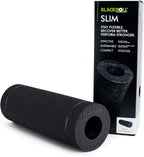 BLACKROLL - SLIM Foam Roller, Portable Massage and Fitness Tool for Muscle and Myofascial Release, Compact for Yoga and Workouts, Trigger Point Therapy, Foot Roller and Back Stretcher, 12” x 4”, Black