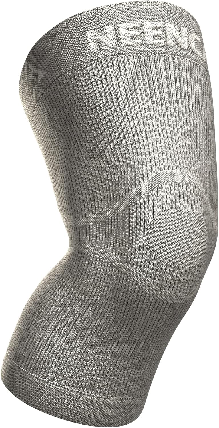 NEENCA Ultra-thin Knee Sleeve for Knee Pain, Lightest Knee Compression Sleeve with Graphene Ions Infused Fabric for Pain Relief, Swelling, Arthritis, Poor Circulation, Running, Sport