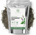Elanen Naturals Organic Peppermint Leaves 4 oz. (113g), USDA Certified Organic Peppermint Tea Loose Leaf, Dried Mint, Dry Mint Tea Bulk, Cut & Sifted
