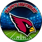 7.5x Inch Edible Cake Toppers – Cardinals Themed Birthday Party Collection of Edible Cake Decorations