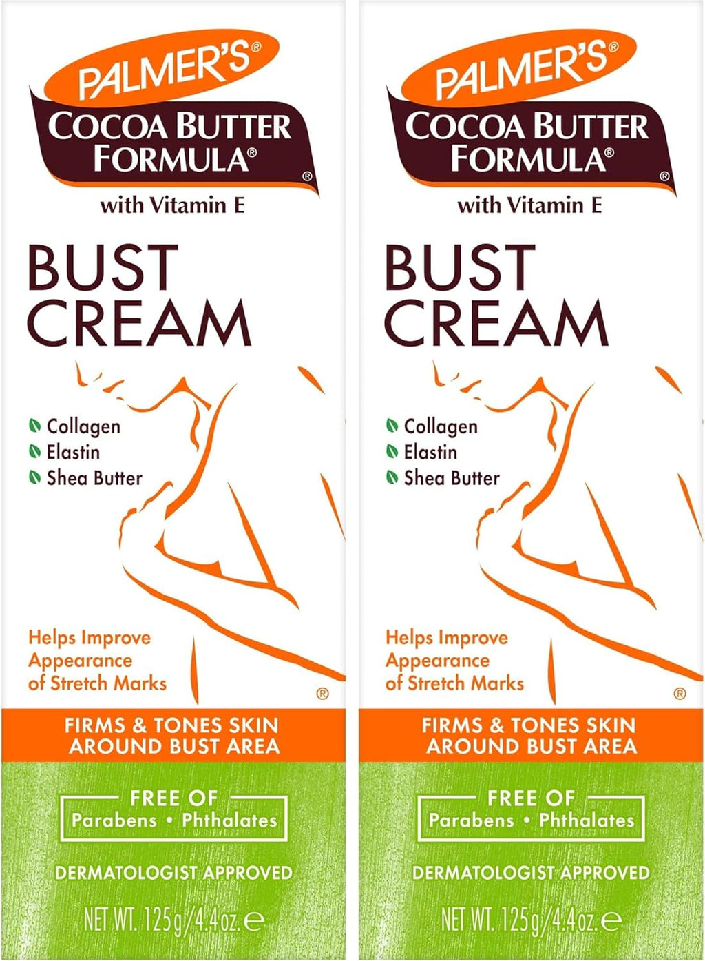 Palmer's Cocoa Butter Formula With Vitamin E - Bust Firming Massage Cream 125G… (Pack of 2)