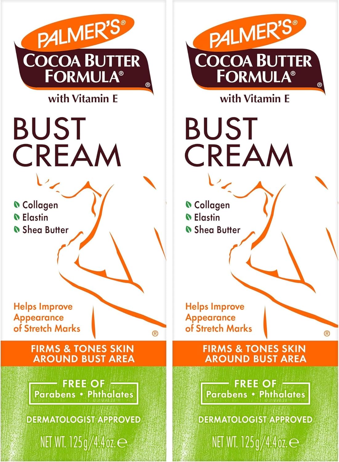 Palmer's Cocoa Butter Formula With Vitamin E - Bust Firming Massage Cream 125G… (Pack of 2)