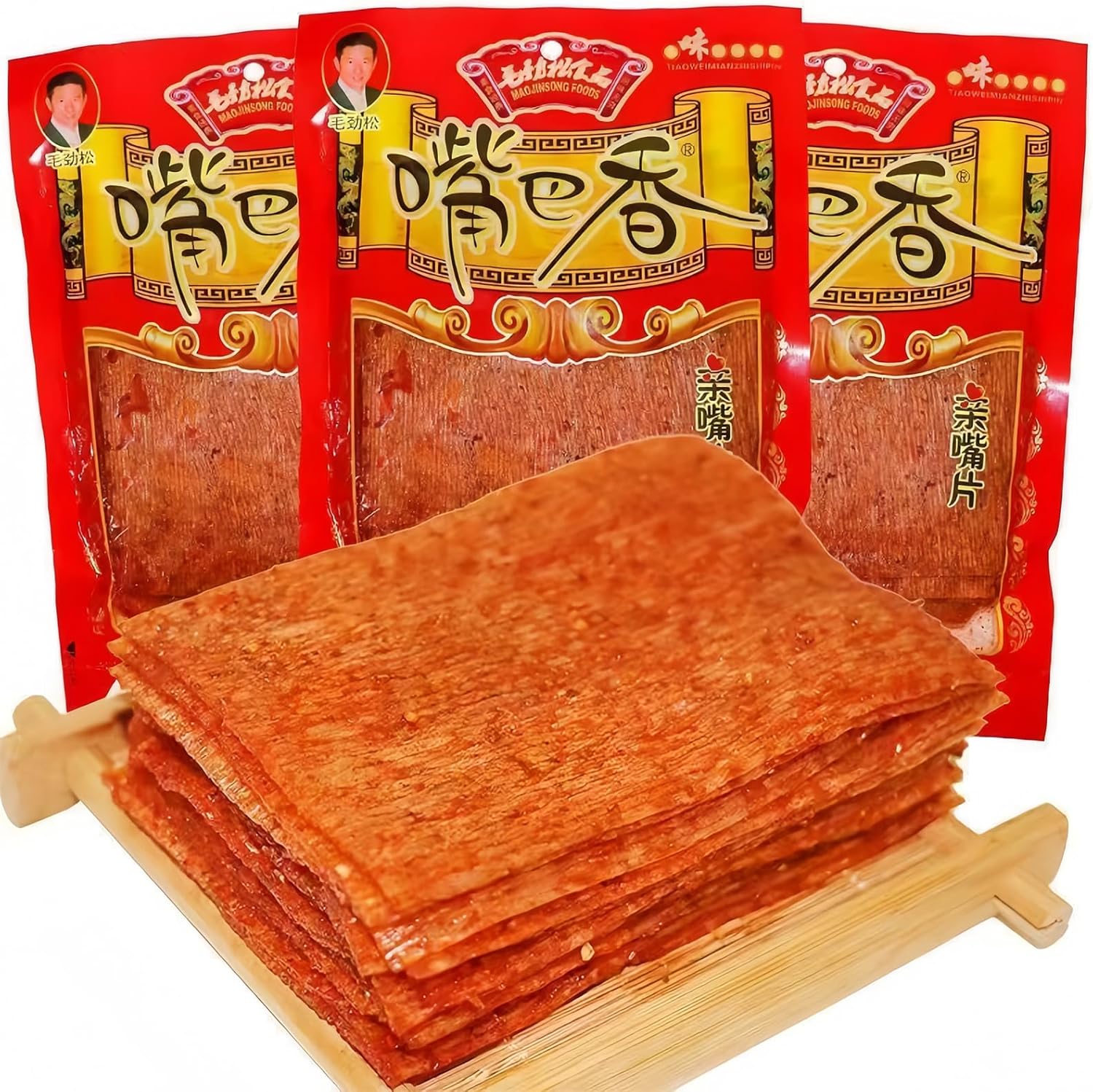 MKSDDF-Latiao 80g*2 Chinese specialty snacks spicy strips Chinese snacks latio spicy gluten childhood classic