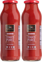 Tuscanini Italian Tomato Puree, Premium Italian Passata, 24.7oz (2 Pack) | Resealable, Product of Italy