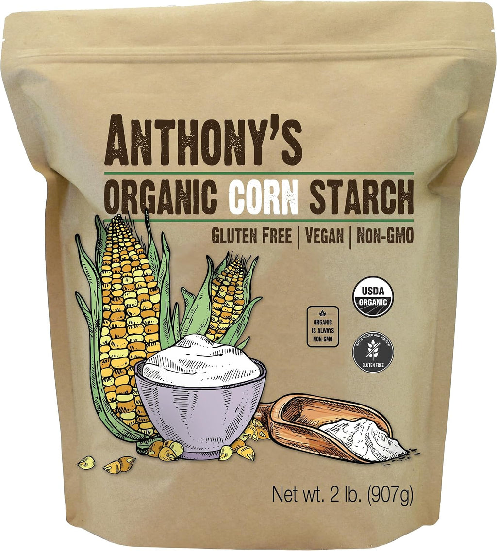 Anthony's Organic Corn Starch, Gluten-free, Vegan and Non-GMO