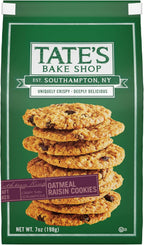 Tate's Bake Shop Oatmeal Raisin Cookies, 7 oz