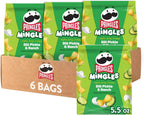 Pringles Mingles Puffed Snacks, Dill Pickle and Ranch, Salty Snacks (6 Bags)