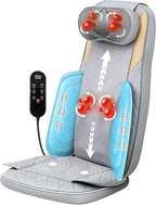 Shiatsu Neck and Back Massager with Heat,4D Kneading Back Massager for Pain Relief Deep Tissue,Back Massage for Chair, Adjustable Neck Massager with 20 Kneading Nodes,Gifts for Women Men