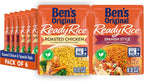 BEN'S ORIGINAL Ready Rice Roasted Chicken and Spanish Style Flavored Rice Variety Pack, Easy Dinner Sides, 8.8 OZ Pouch (Pack of 6)