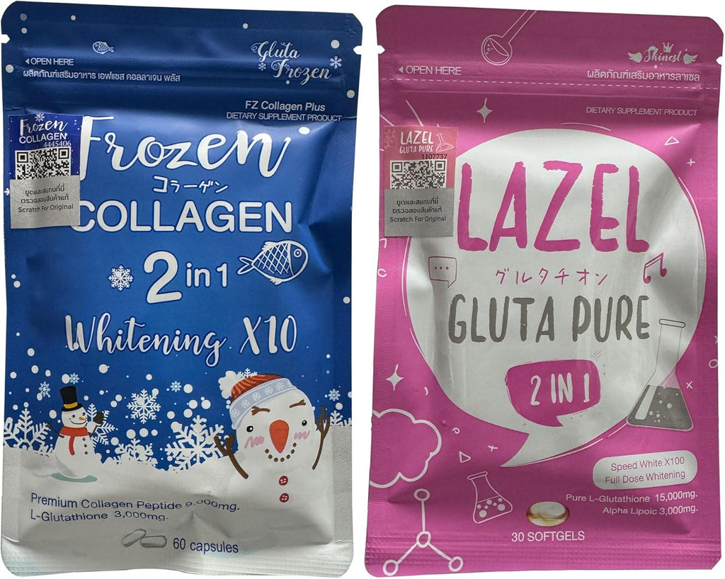 Skinest Frozen Collagen & Lazel Gluta Frozen - 2 Packs