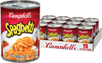 Campbell's Spaghetti in Tomato Sauce with Cheese, 15.8 oz Can (12 Pack)