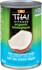 Thai Kitchen Organic Unsweetened Lite Coconut Milk, 13.66 fl oz (Pack of 6)