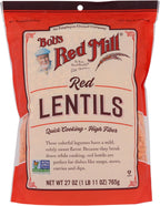 Bob's Red Mill Red Lentils, 27 Oz (Pack of 1) - Non GMO, Vegan, Kosher