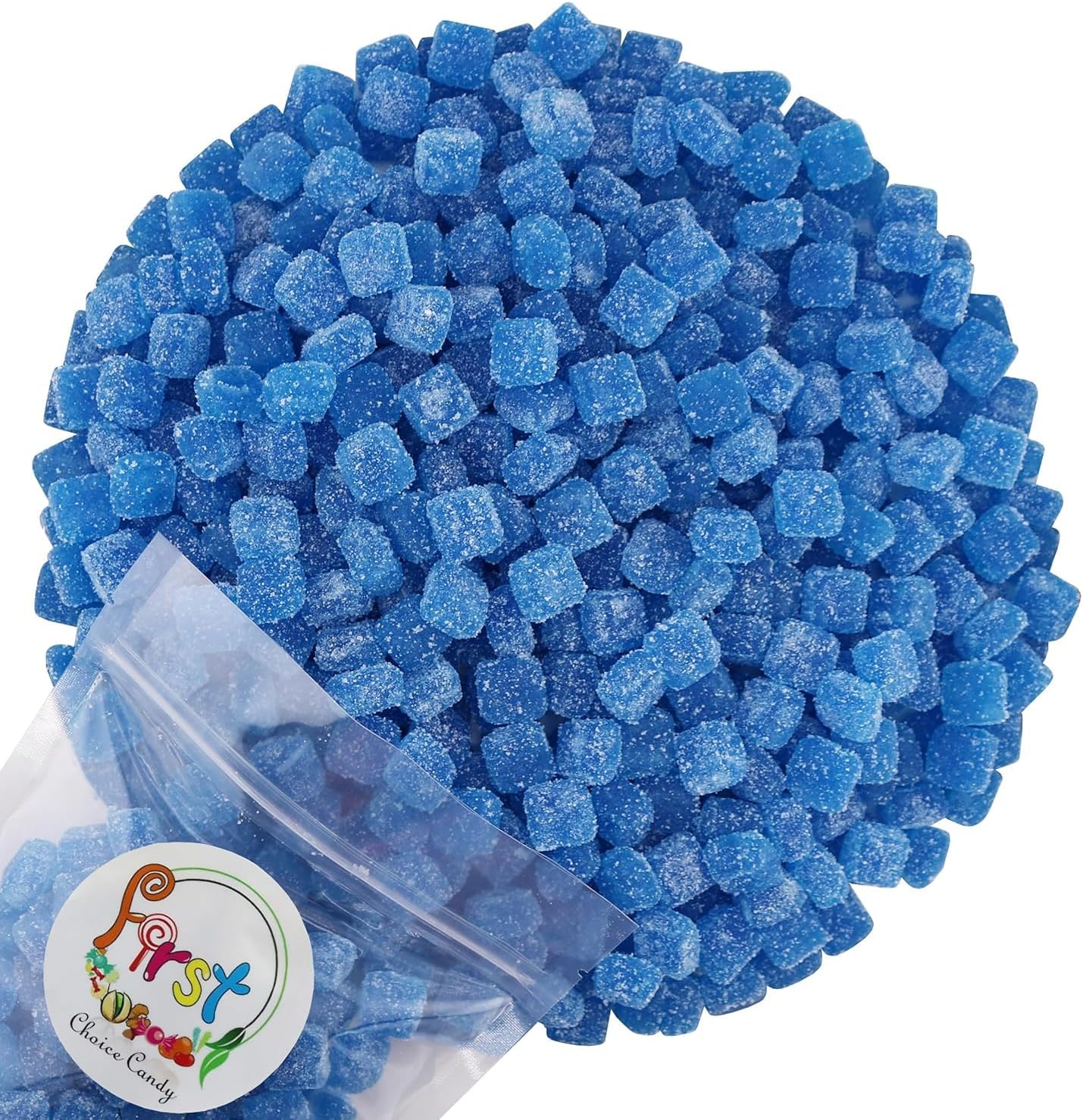 FirstChoiceCandy Sour Chewy Cubes Candy (2 Pound, Blue Raspberry)