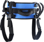 Gait Belt with Handles and Leg Strap for Seniors Transfer Lift Belts for Elderly Widen Mobility Gate Belt Medical Aid Walking Support Belts with Quick Release Buckle Fit 34" -57" Waist