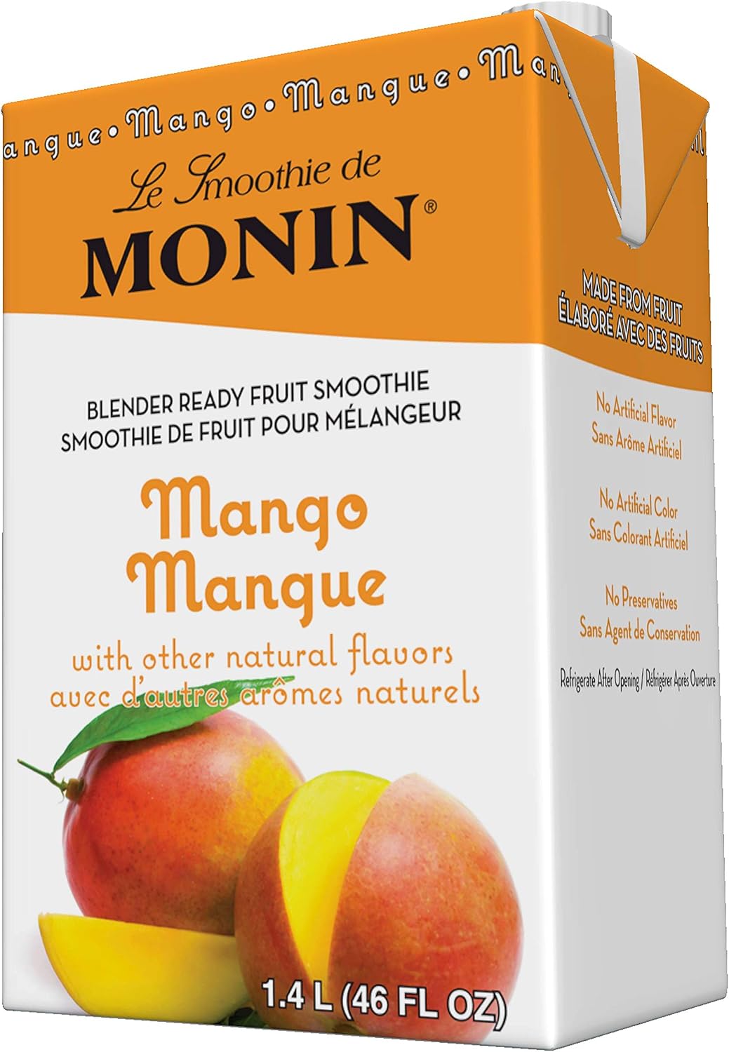Monin MANGO Smoothie Mix 46oz