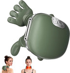 OTAVILEM Neck Massager with Heat, Shiatsu Neck and Back Massager with 4D Kneading,Simulated Human Hand Design Electric Deep Tissue Massage for Pain Relief and Muscle Relax