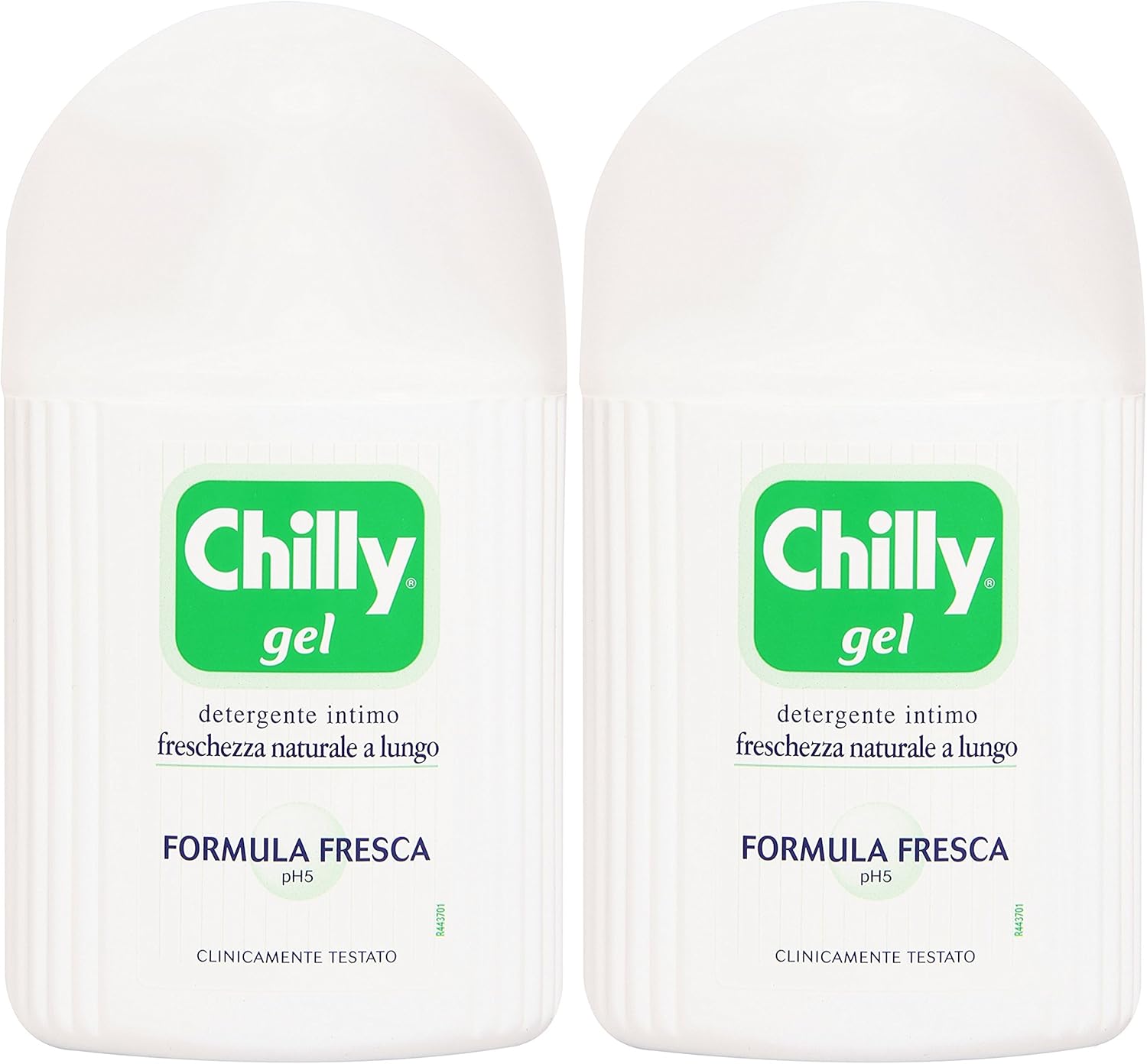 Chilly:"Formula Fresca" ("Fresh Formula") Gel Intimate Cleanser 6.76 Fluid Ounce (200ml) Package (Pack of 2) [ Italian Import ]