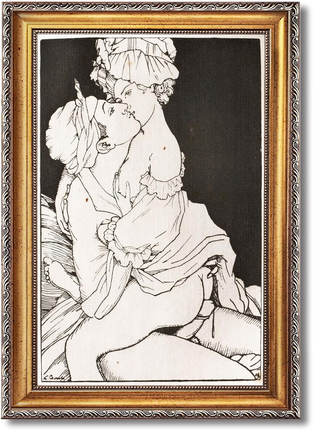 , (Retro Framed,12" Lx16 W)