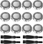 12 Pcs SH30 Replacement Heads for Series 3000 2000 1000 and PTxxx Models, with 4 Pcs Brush