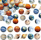 72Pcs Edible Outer Space Cupcake Toppers Solar System Galaxy Universe Planets Cupcake Picks Solar System Galaxy Universe Planets Cupcake For Baby Shower Boys Girls Birthday Party Supplies