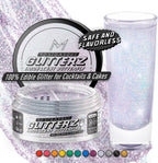 MONÉGASQUE Iridescent Edible Glitter for Drinks 10g – Edible Glitter for Cakes & Cocktails - Cocktail & Drink Shimmer Powder - Food Decorating Sprinkles, Cake Decorations, & Cupcake Decorations Spray