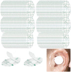 Waterproof Ear Stickers Covers for Shower, Disposable Hypoallergenic Swimming Ear Stickers with Soft Cotton Ear Plugs, Suitable for Family Use by Bathing (120PCS(L 80 +S 40), Large)
