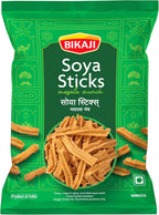 Bikaji Soya Sticks Masala Munch 7.05 oz (200g), Spicy and Crunchy Indian Snacks, Tasty and Flavorful, Anytime Munch, Party Mix, Bar Snacks, Ready-to-Eat