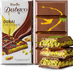 Beyoglu Dubaco Dubai Chocolate Bar Pistachio 7.05 Oz (Pack of 1), Luxury & Premium Dubai Milk Chocolate Bar Filled with Pistachio Butter & Shredded Knafeh Kadayif