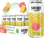 Shine Water Tropical Lemonade Vitamin D Electrolyte Drinks 12-Pack, Sugar Free Flavored Water with Magnesium, Zinc & Antioxidants, Low Calorie Hydration Beverage, Plant-Based Vitamin Water Zero Sugar