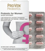 Pro-Ven Probiotics for Women | 17.5 Billion CFU | Vaginal, Urinary Tract & Digestive Health | Lactobacillus Acidophilus, Cranberry & Vitamin B6 | 30 Capsules | Vegetarian, Gluten Free & Lactose Free