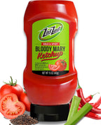Zing Zang Bloody Mary Ketchup, Tomato Ketchup with Bold & Spicy Seasonings, 15 Oz Bottle (Pack of 1)