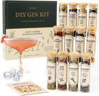 Gin Making Kit, DIY Gin Infusion Kit with 12 Botanicals and Recipe Guide, Make Your Own Flavored Gins, Gifts for Valentine's Day, Mother's & Father's day, Birthday Gifts for Women Men