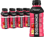 BODYARMOR Sports Drink, Strawberry Banana, Electrolyte Drink Hydration, 12 Fl Oz Bottles (8 Pack), Flavored Coconut Water with B Vitamins & Antioxidants