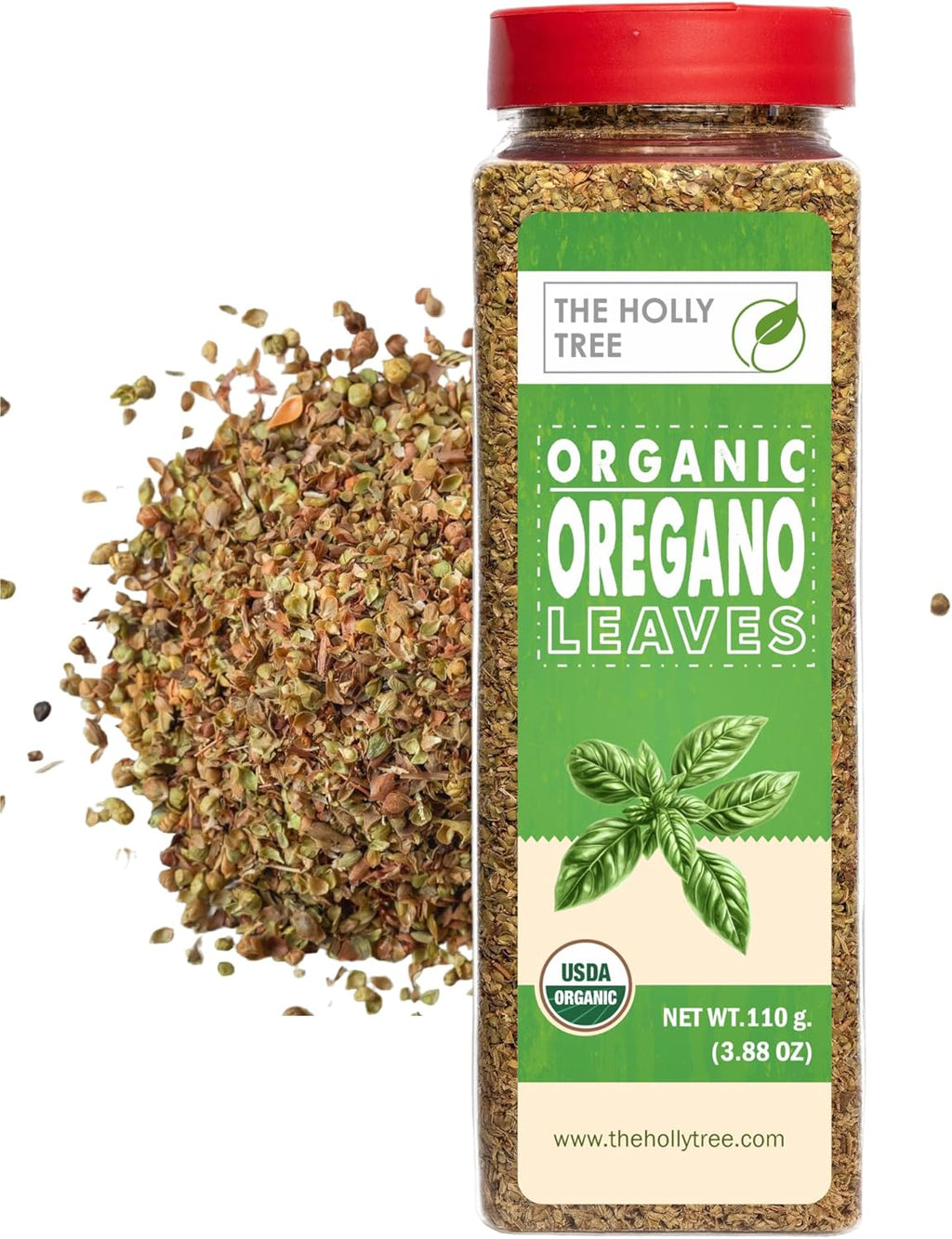 Organic Oregano Dried 3.88 oz – Dried Oregano Leaves – USDA Organic, Kosher, Gluten Free Seasoning – The Holly Tree